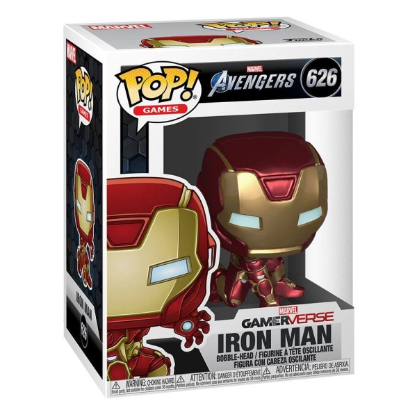 Marvel's Avengers (2020 videogame) POP! 626 Marvel Vinyl Figuur Iron Man 9 cm