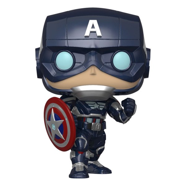 Marvel's Avengers (2020 videogame) POP! 627 Marvel Vinyl Figuur Captain America 9 cm