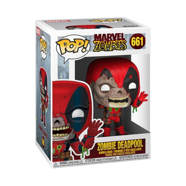 Marvel Figuur POP! 671 Vinyl Zombie Deadpool 9 cm
