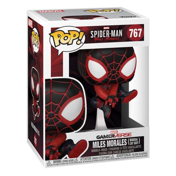 Marvel's Spider-Man POP! 767 Games Vinyl beeldje Miles Morales Bodega Suit 9 cm