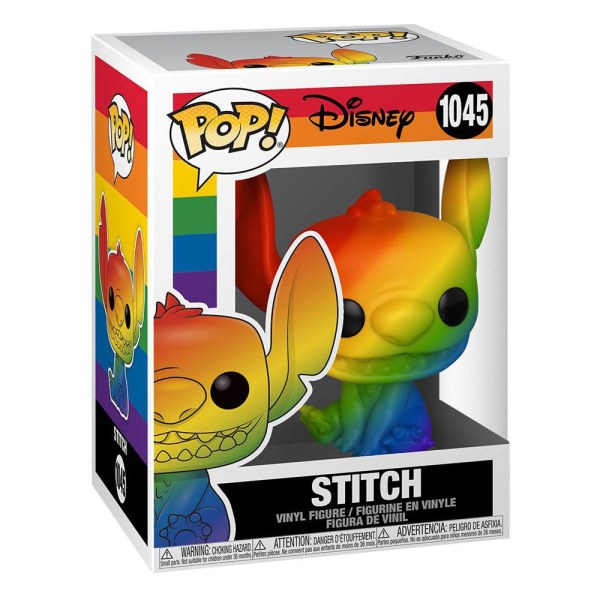 Lilo & Stitch POP! 1045 Pride Vinyl figuur Stitch (RNBW) 9 cm