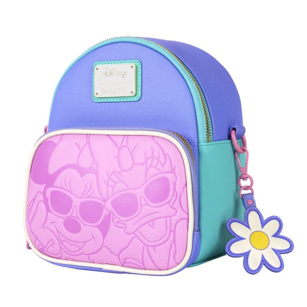 Daisy & Minnie convertible mini rugzak & schoudertas - DISNEY LOUNGEFLY Daisy 85ste verjaardag