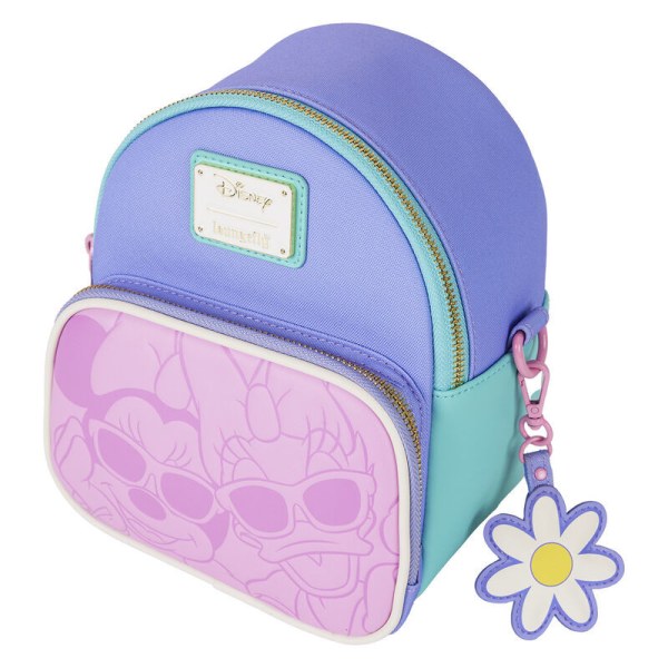 Daisy & Minnie convertible mini rugzak & schoudertas - DISNEY LOUNGEFLY Daisy 85ste verjaardag