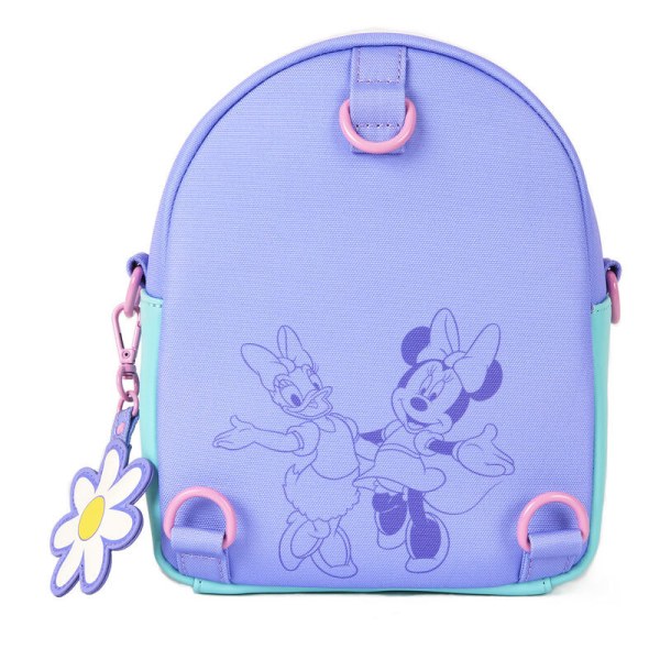Daisy & Minnie convertible mini rugzak & schoudertas - DISNEY LOUNGEFLY Daisy 85ste verjaardag
