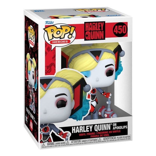DC Comics: Harley Quinn Takeover POP! 451 Heroes Vinyl figuur Harley met vleermuis 9 cm