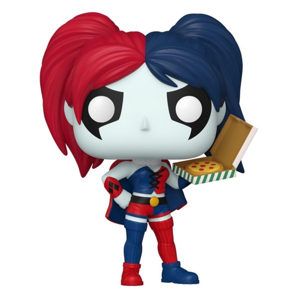 DC Comics: Harley Quinn Takeover POP! 452 Heroes Vinyl figuur Harley met Pizza 9 cm