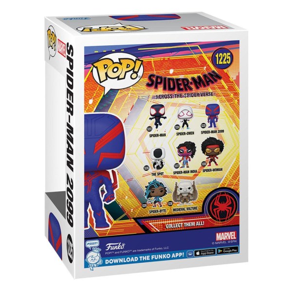 Spider-Man: Across the Spider-Verse POP! 1225 Films Vinyl beeldje Spider-Man 2099 9 cm