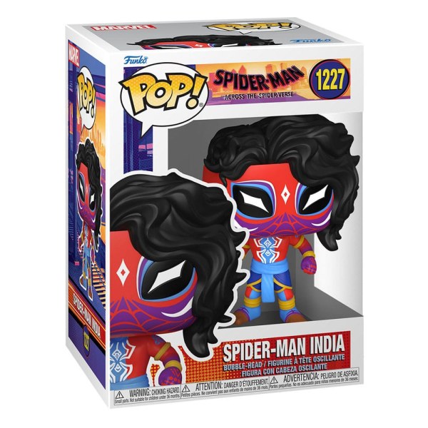 Spider-Man: Across the Spider-Verse POP! 1227 Films Vinyl beeldje Spider-Man India 9 cm