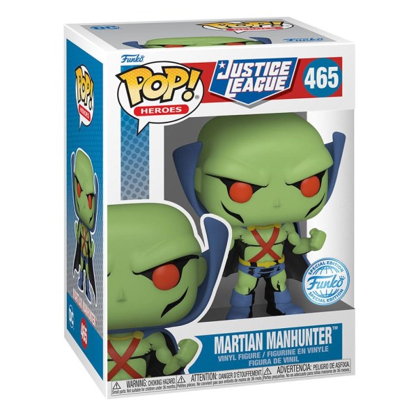 DC Comics POP! 465 Heroes Vinyl beeldje JL Comic - Martian Manhunter 9 cm