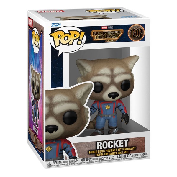 Guardians of the Galaxy Vol. 3 POP! 1203 Vinyl Figuur Raket 9 cm