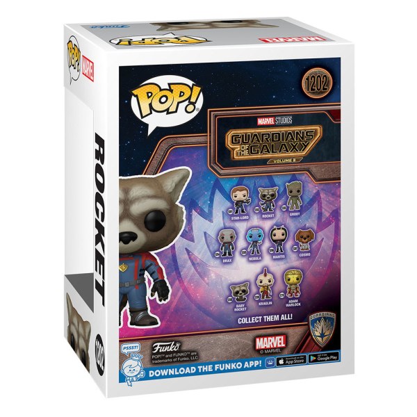 Guardians of the Galaxy Vol. 3 POP! 1203 Vinyl Figuur Raket 9 cm