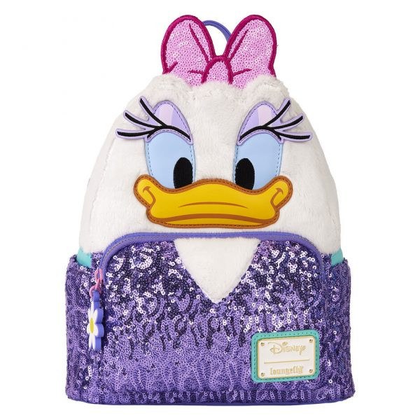 Daisy Plush mini rugzak - DISNEY LOUNGEFLY Daisy 85-jarig jubileum