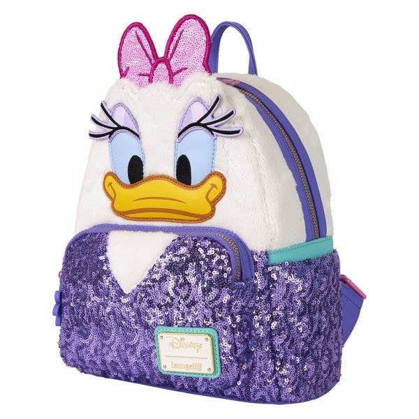 Daisy Plush mini rugzak - DISNEY LOUNGEFLY Daisy 85-jarig jubileum