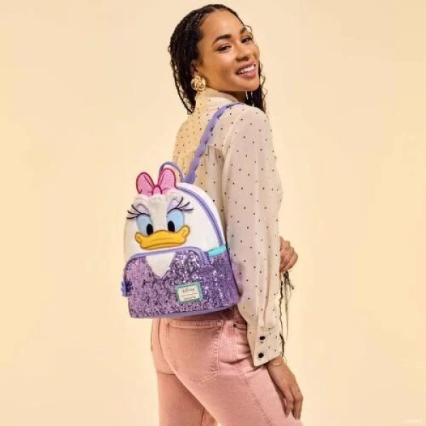 Daisy Plush mini rugzak - DISNEY LOUNGEFLY Daisy 85-jarig jubileum