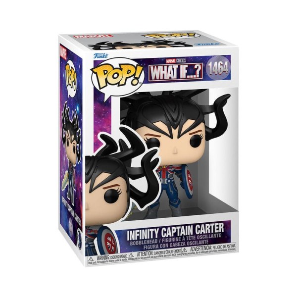 Wat als...? POP! 1464 Animatie Vinyl beeldje Infinity Captain Carter 9 cm