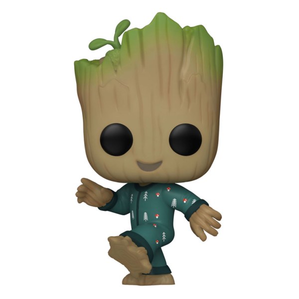 Mijn naam is Groot POP! 1192 Vinylfiguur Groot PJs (dansend) 9 cm