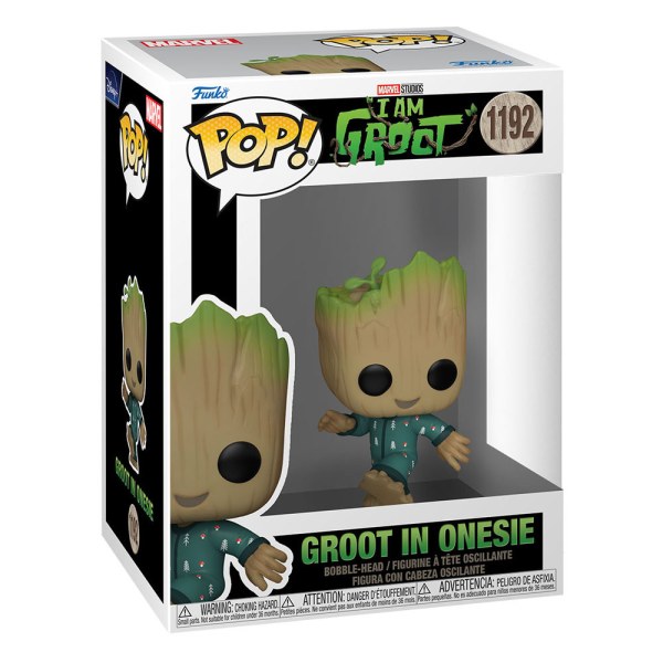Mijn naam is Groot POP! 1192 Vinylfiguur Groot PJs (dansend) 9 cm