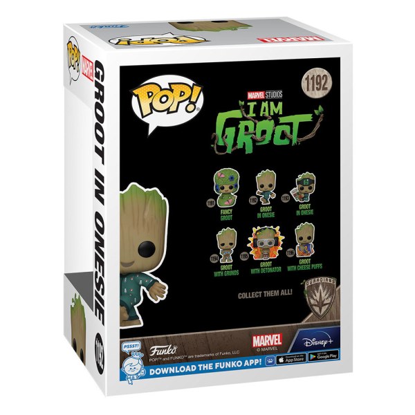 Mijn naam is Groot POP! 1192 Vinylfiguur Groot PJs (dansend) 9 cm