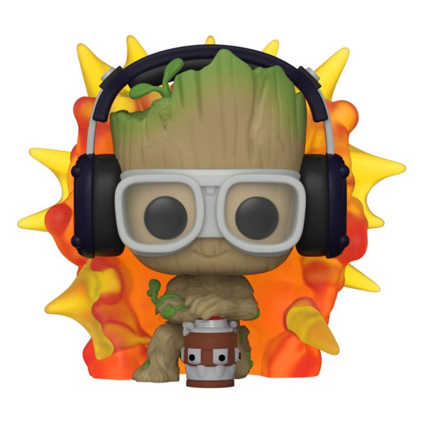 Mijn naam is Groot POP! 1195 Vinyl Figuur Groot met detonator 9 cm