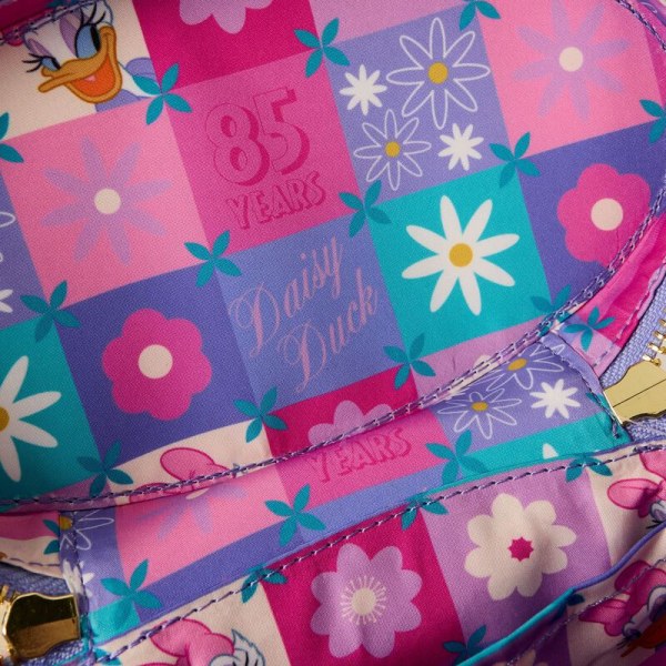 Gewatteerde Schoudedtas met pailletten - DISNEY LOUNGEFLY Daisy 85-jarig jubileum