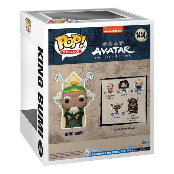 Avatar: The Last Airbender POP! 1444 Deluxe Vinyl King Bumi Figuur 9 cm