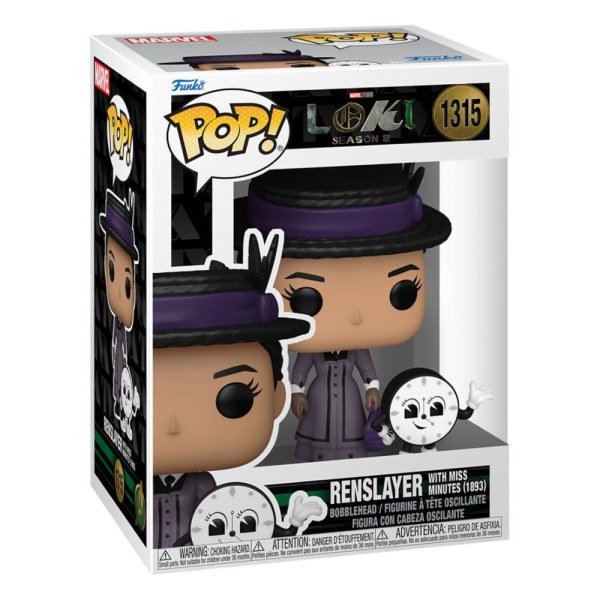 Loki POP! 1315 Vinyl beeldje Renslayer met Miss Minutes 9 cm