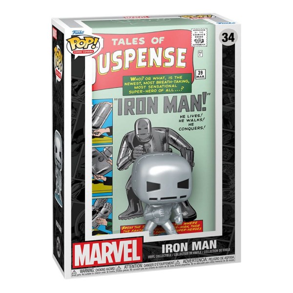Marvel POP! 34 Comic Cover Vinyl Figuur Tales of Suspense #39 9 cm