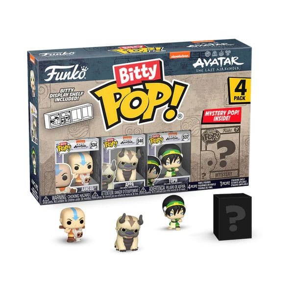 Avatar de laatste luchtstuurder 4-pack Bitty POP! Vinyl Aang 1-inch Figuren