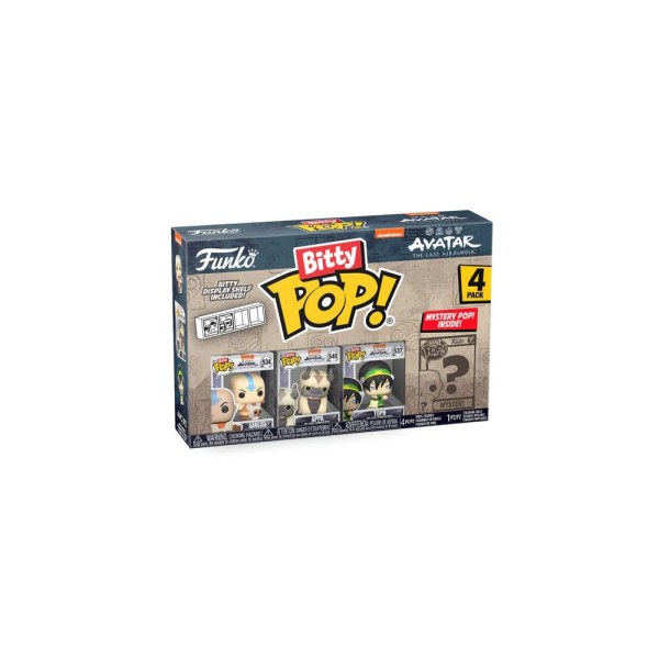 Avatar de laatste luchtstuurder 4-pack Bitty POP! Vinyl Aang 1-inch Figuren