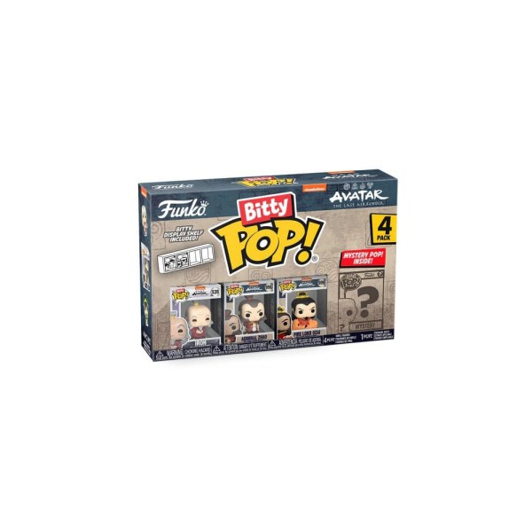 Avatar de laatste luchtstuurder 4-pack Bitty POP! Vinyl Iroh 1-inch Figuren