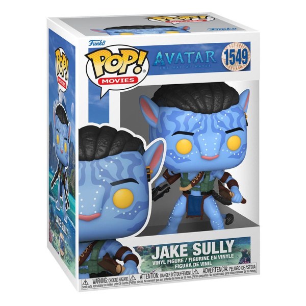 Avatar: De Weg van het Water POP! 1549 Films Vinyl Figuur Jake Sully (Battle) 9 cm