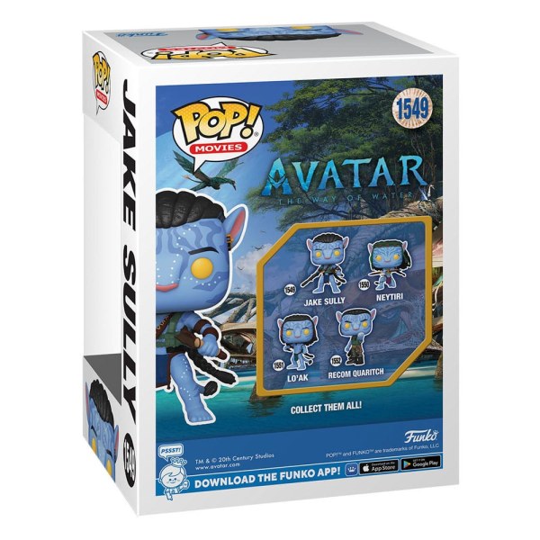 Avatar: De Weg van het Water POP! 1549 Films Vinyl Figuur Jake Sully (Battle) 9 cm