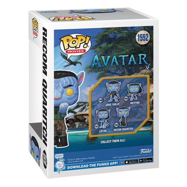 Avatar: De Weg van het Water POP! 1552 Films Vinyl Figuur Recom Quaritch 9 cm