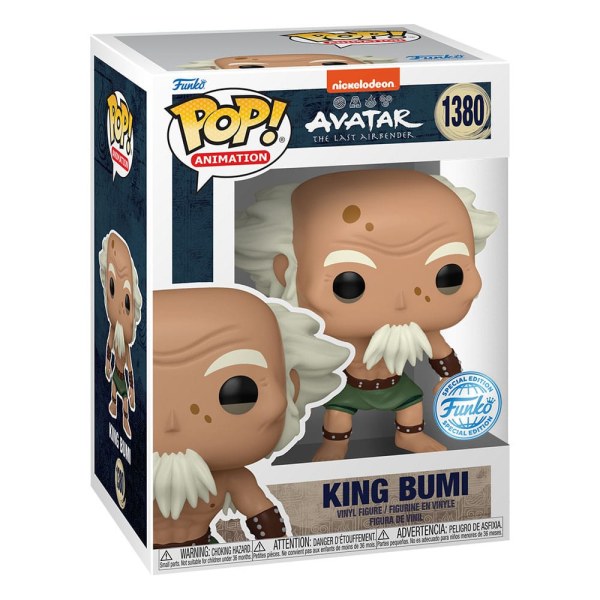 Avatar: The Last Airbender POP! 1380 Animatie Vinyl King Bumi 9 cm Figuur