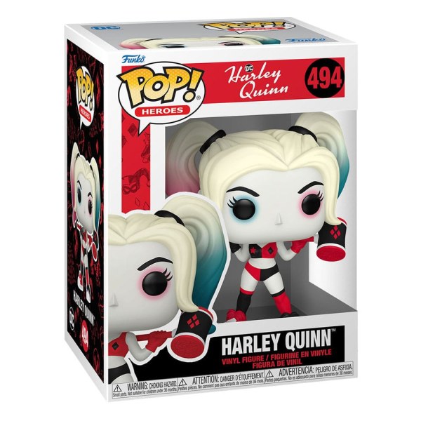 Harley Quinn Animatieserie POP! 494 Heroes Vinyl figuur Harley Quinn 9 cm