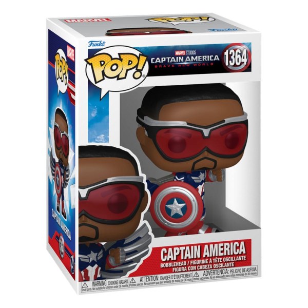Captain America Brave New World POP! 1364 Films Vinyl beeldje Captain America 9 cm
