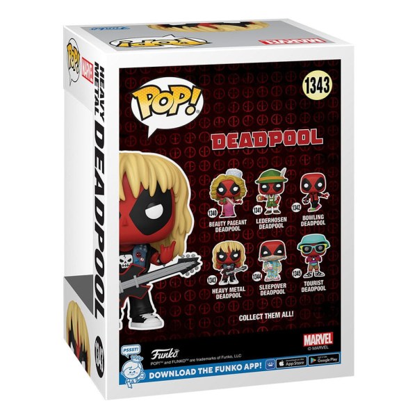 Deadpool Parodie POP! 1343 Vinyl beeldje Metalen band 9 cm
