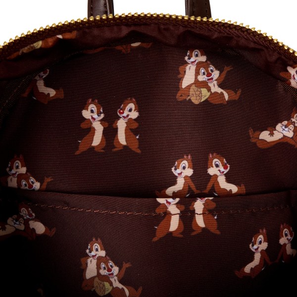 Chip and Dale eikel gewatteerde textuur mini rugzak - DISNEY LOUNGEFLY
