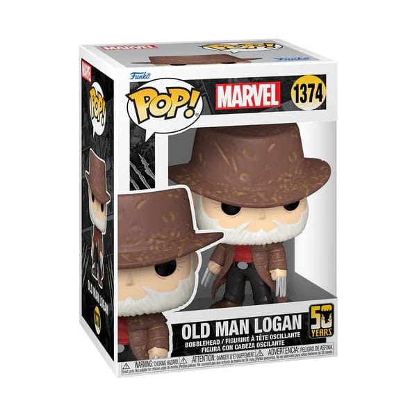Marvel POP! 1374 Marvel Vinyl beeldje Wolverine 50th - Ultimate Old Man Logan 9 cm