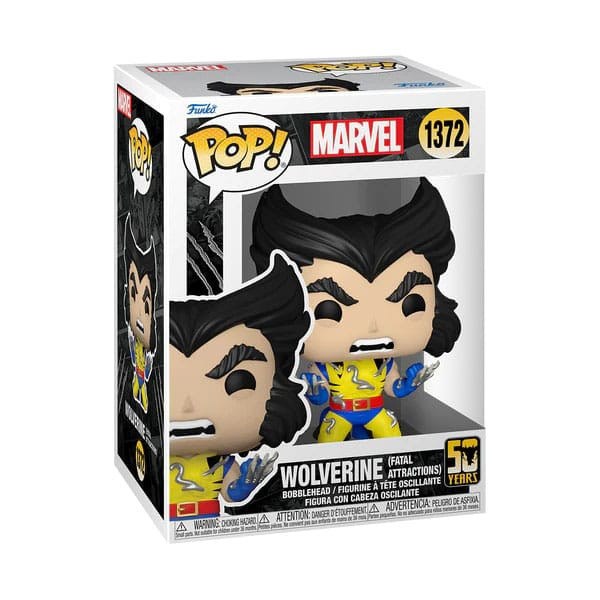 Marvel POP! 1372 Marvel Vinyl beeldje Wolverine 50th - Ultimate Wolverine met Adamantium 9 cm