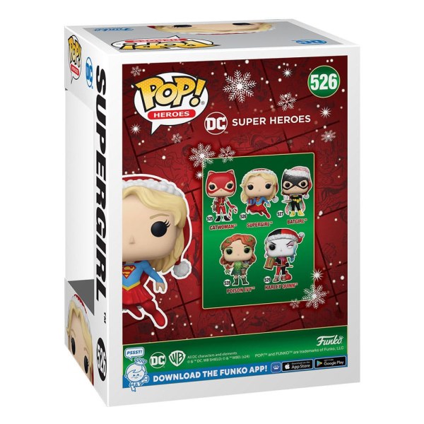 DC Comics POP! 526 Heroes Vinyl beeldje Holiday '24- Supergirl 9 cm