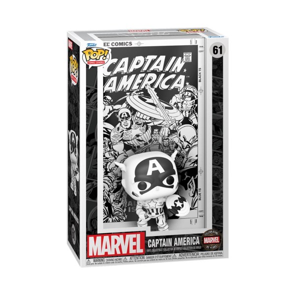 Marvel 85th Anniversary POP! 61 Comic Cover Vinyl Figuur Captain America 9 cm