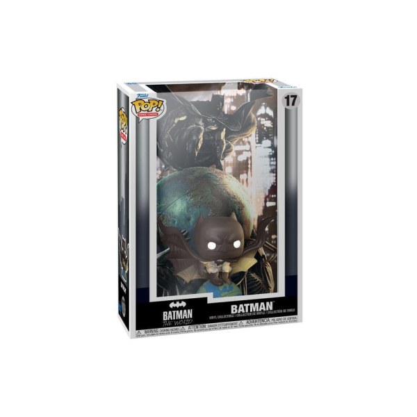 DC POP! 17 Comic Cover Vinyl Figuur Batman The World 9 cm