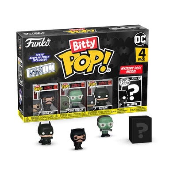Batman 85th Anniversary pack 4 Bitty POP-beeldjes! Vinyl Catwoman 2,5 cm