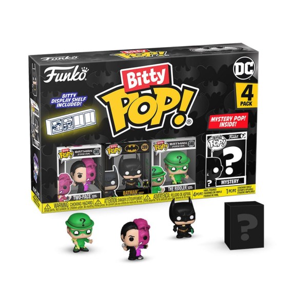 Batman 85th Anniversary-pakket 4 Bitty POP-beeldjes! Vinyl Two Face 2,5 cm