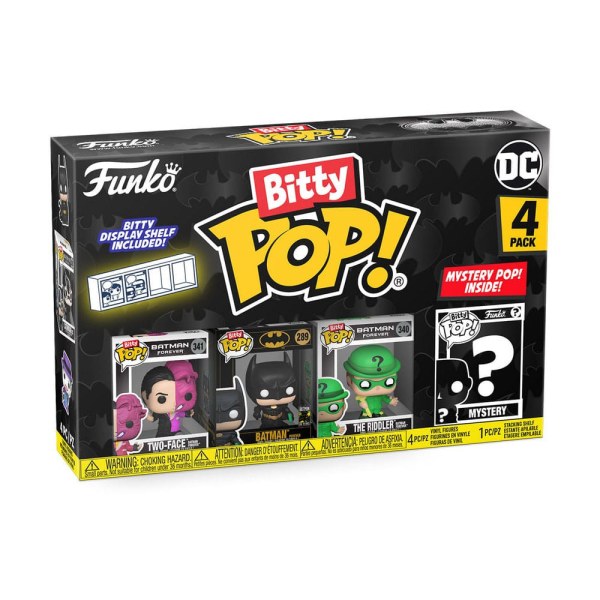 Batman 85th Anniversary-pakket 4 Bitty POP-beeldjes! Vinyl Two Face 2,5 cm