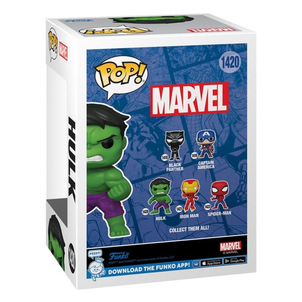 Marvel Nieuwe Klassiekers POP! 1420 Vinyl Figuur Hulk 9 cm