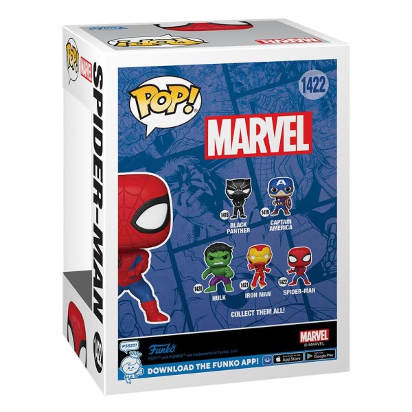 Marvel Nieuwe Klassiekers POP! 1422 Vinyl Figuur Spider-Man 9 cm