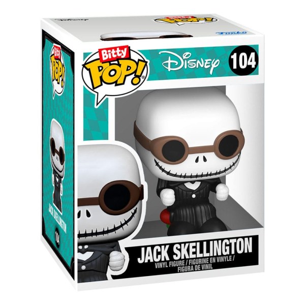 De Kerstmis voor Kerstmis POP! Rides Vinyl Figuur Jack Skellington met Sneeuwscooter 1"