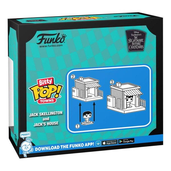 De Kerstmis voor Kerstmis Bitty POP! Town Vinyl beeldje Jack at Home